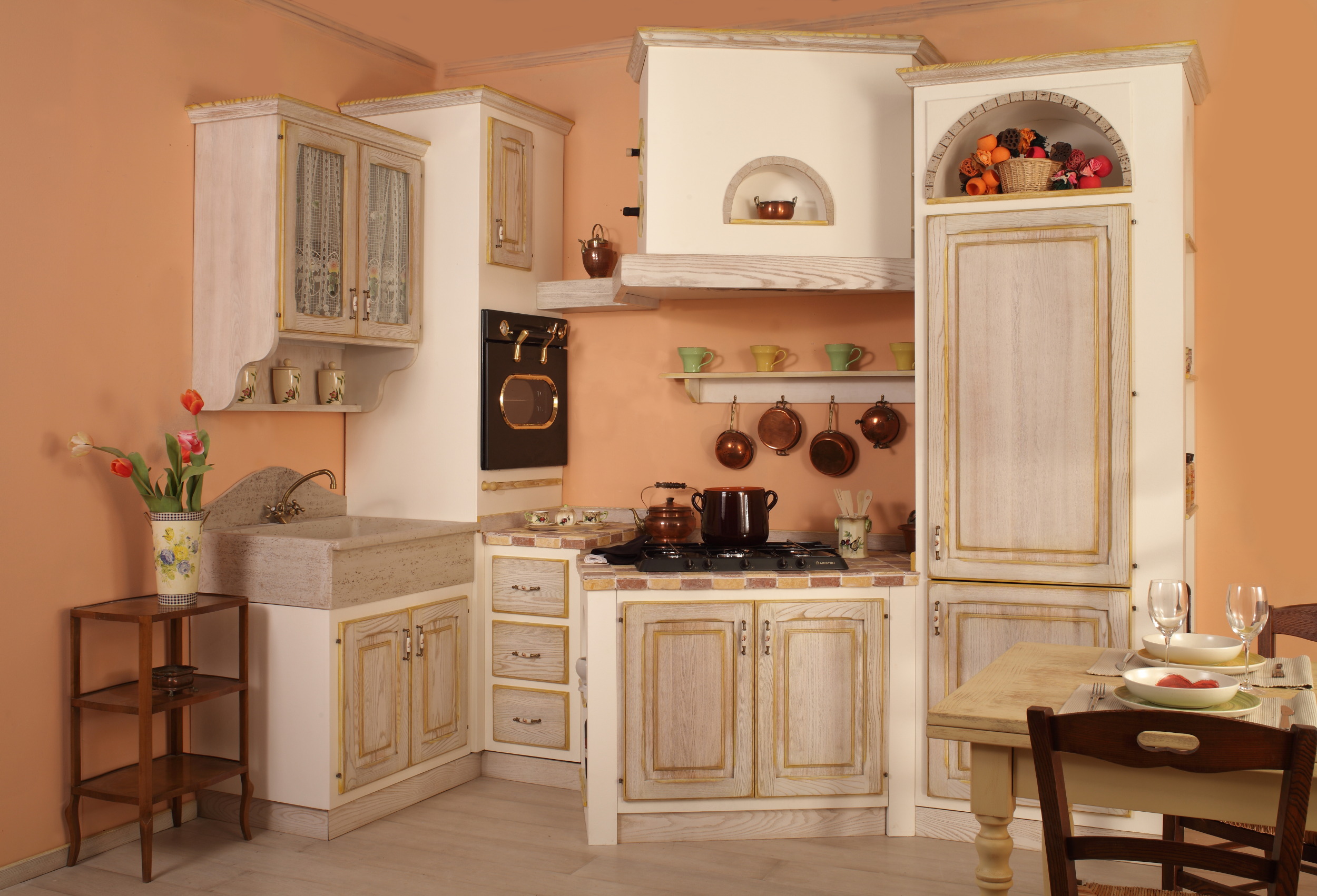 Cucine in legno massello