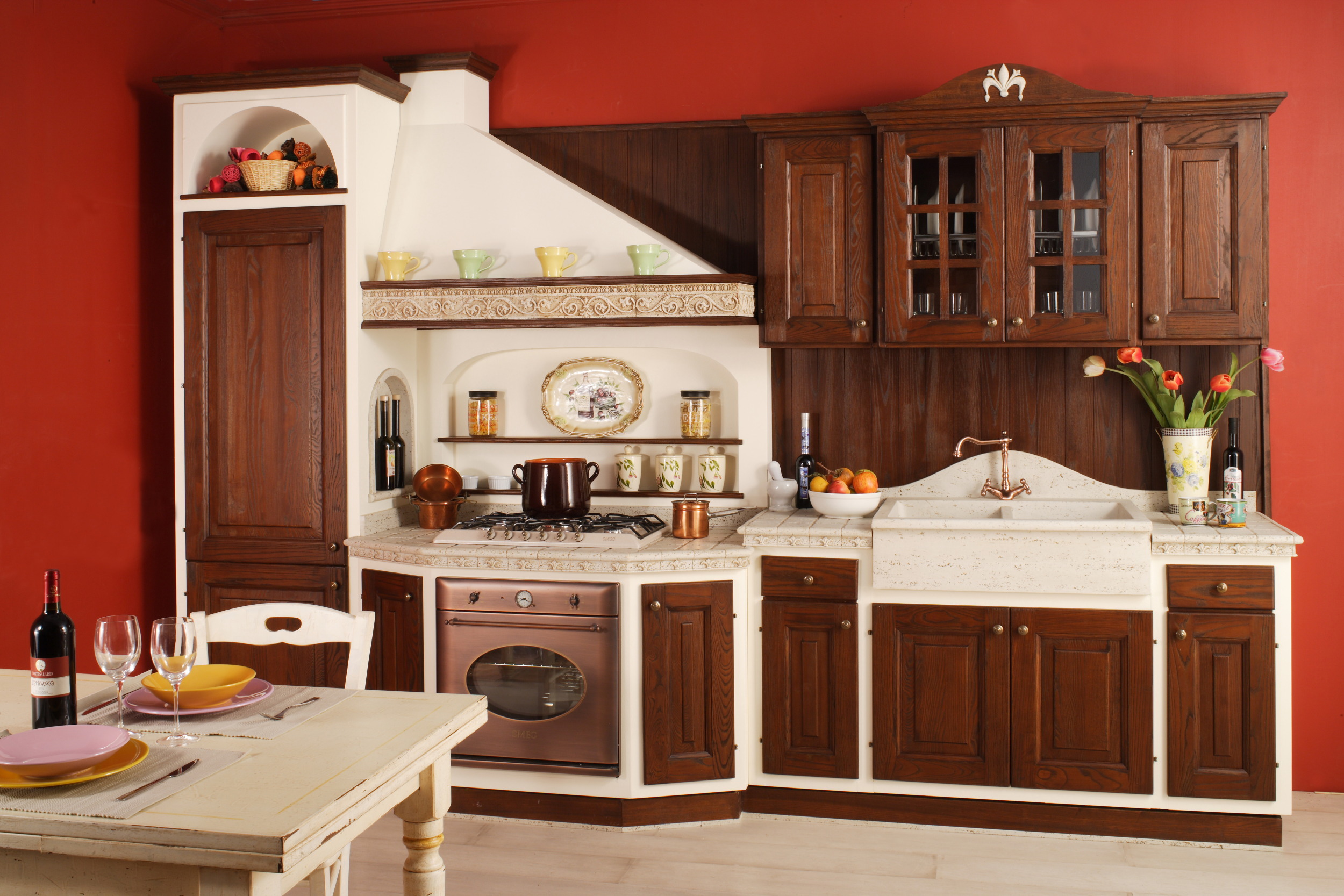 Cucine in legno massello